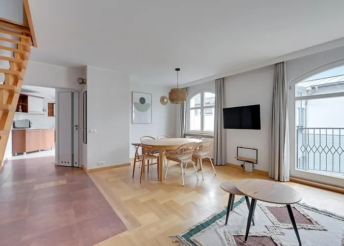 Boho Sopot Apartament dwupoziomowy